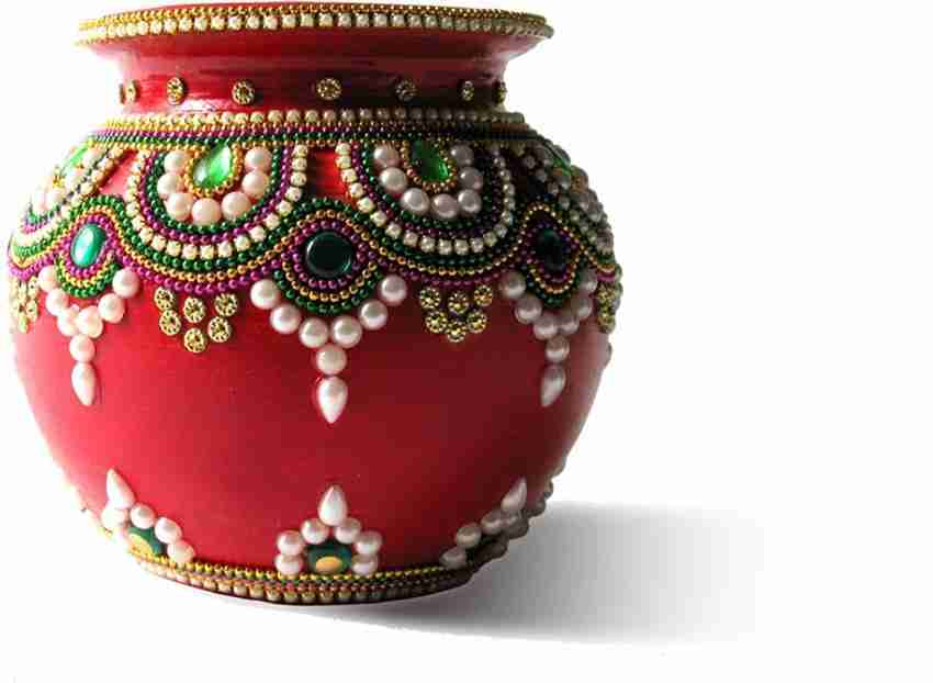 Flipkart.com | Aabhaas Design Home Decorative Terracotta Kundan ...