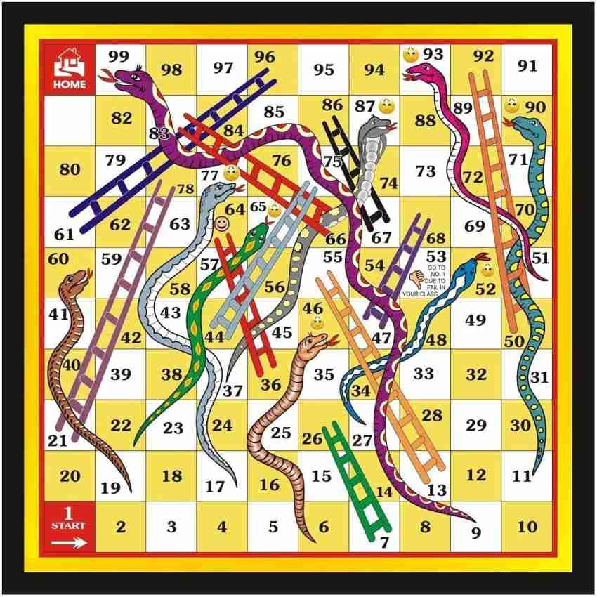 Black & White doodle snakes and ladders