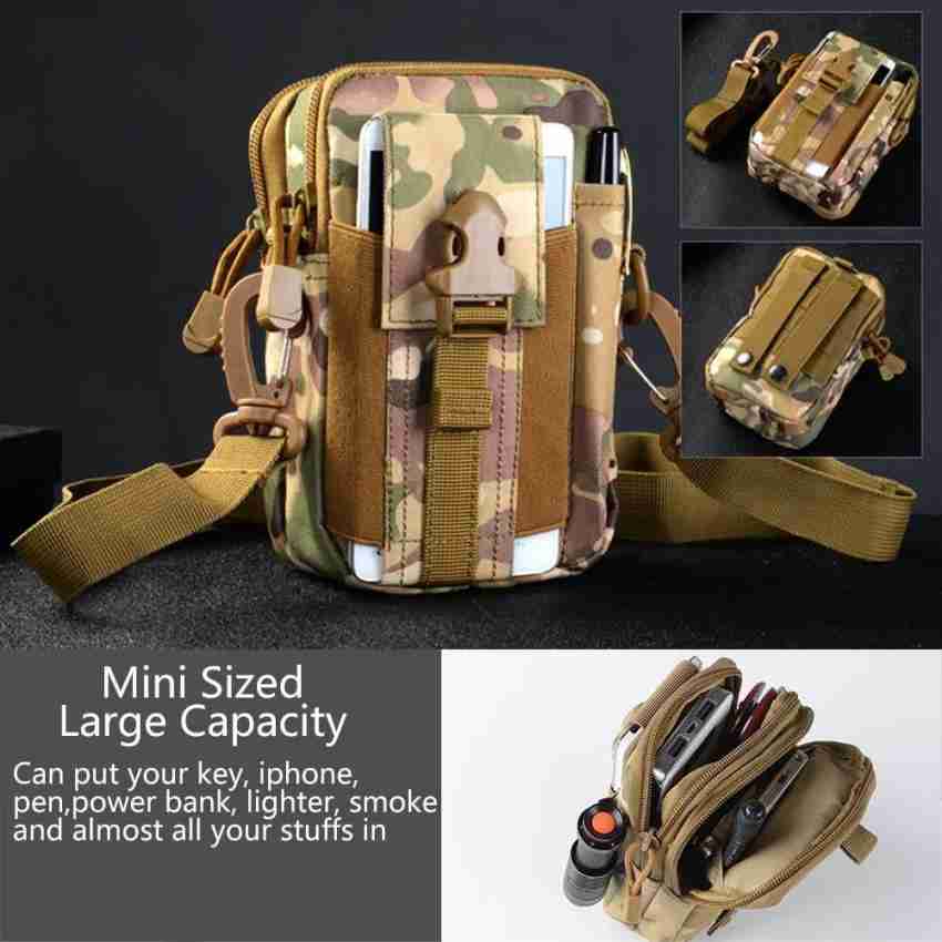 Olixar Tactical EDC Multipurpose Universal Travel Bag with Phone Pouch, Shoulder Strap & Belt Clip