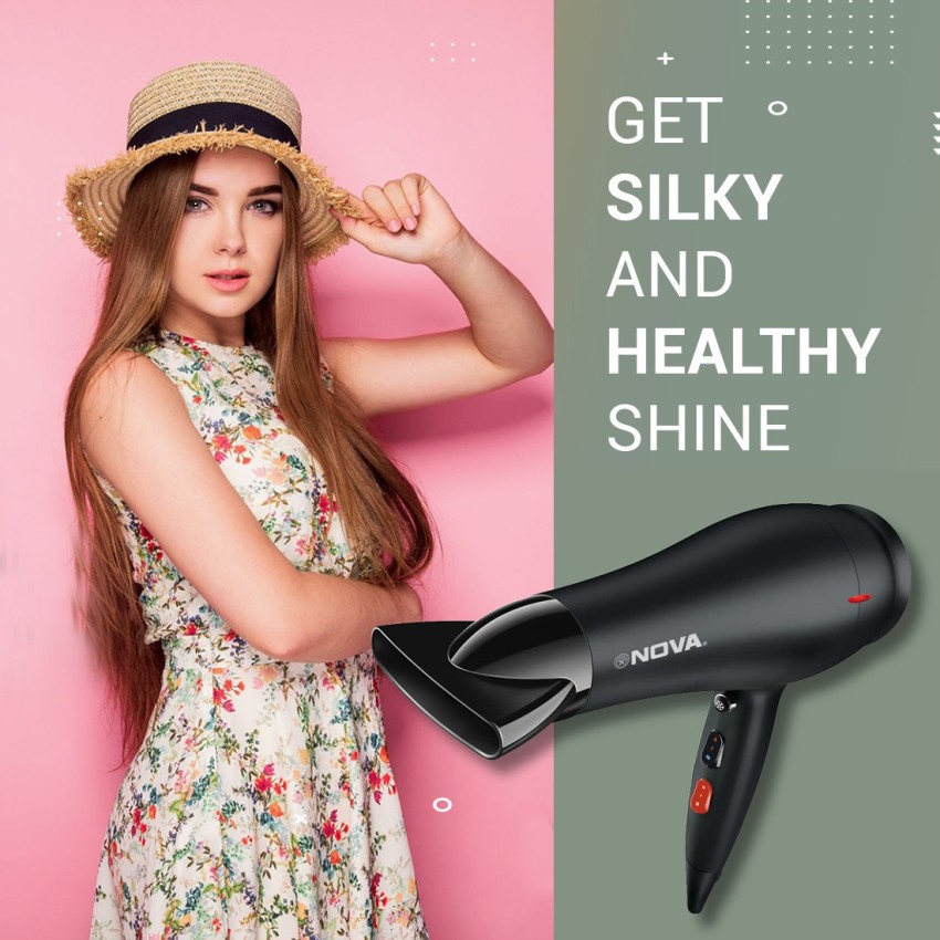 Nova Professional Hair Dryer with Hot and Cold Thermo Protect Overheat  Protection NHP 8210  Vijay Sales