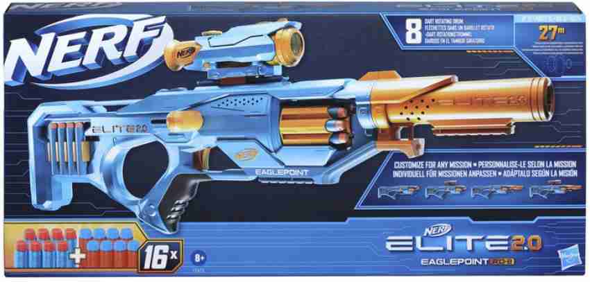 Nerf Elite 2.0 Eaglepoint RD-8 Blaster, Detachable Scope and