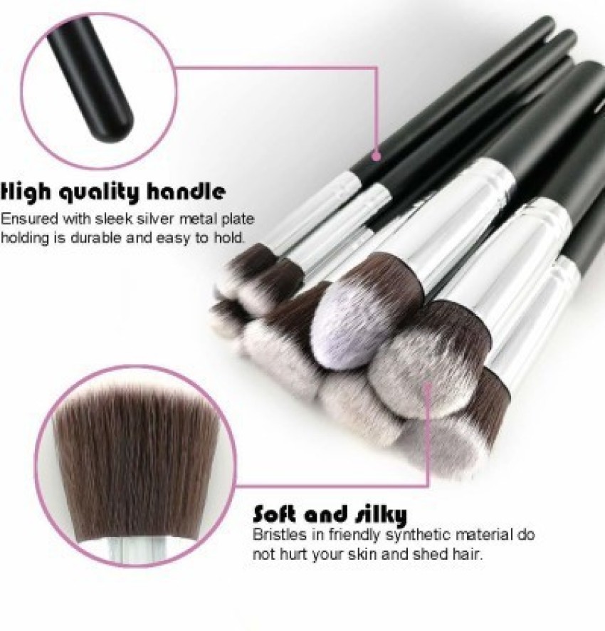 VISYA BEAUTY Eyeshadow Blending Brush Makeup Brush (Black/Silver) - Price  in India, Buy VISYA BEAUTY Eyeshadow Blending Brush Makeup Brush  (Black/Silver) Online In India, Reviews, Ratings & Features