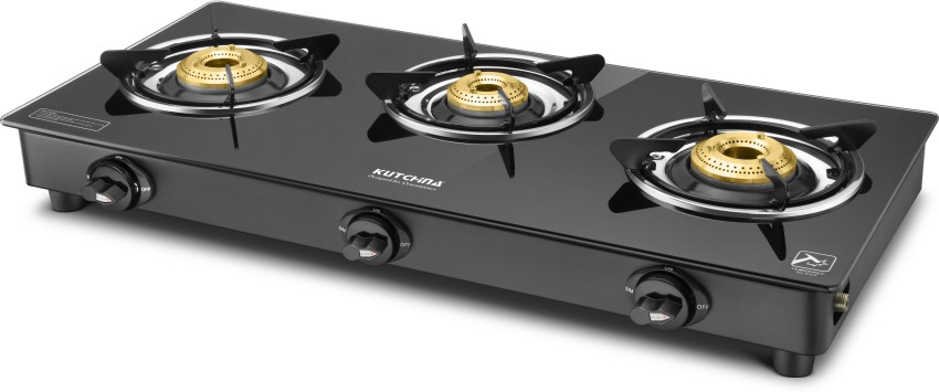 kutchina 3 burner gas stove price list