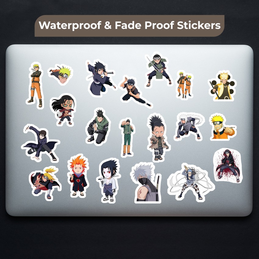 Pack of 45 Anime Stickers | Naruto Stickers | One Piece Stickers | Jujutsu  Kaisen Stickers