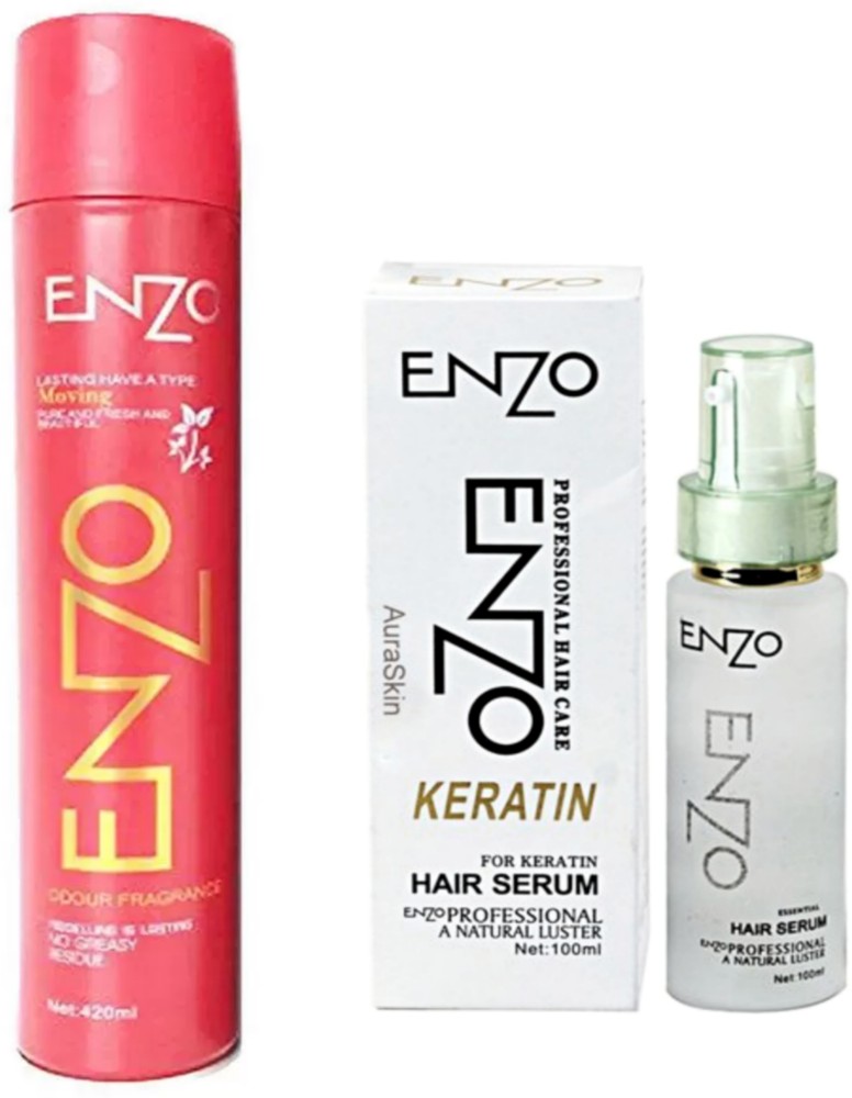 GUANZO ENZO HAIR SPRAY PACK OF 2 Hair Spray  Price in India Buy GUANZO ENZO  HAIR SPRAY PACK OF 2 Hair Spray Online In India Reviews Ratings   Features  Flipkartcom