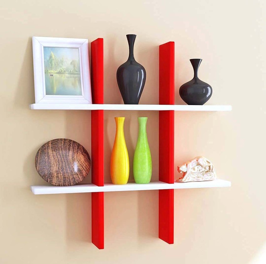 INDIAN DECOR SZY shopies holder shelf and a wall stick shelf