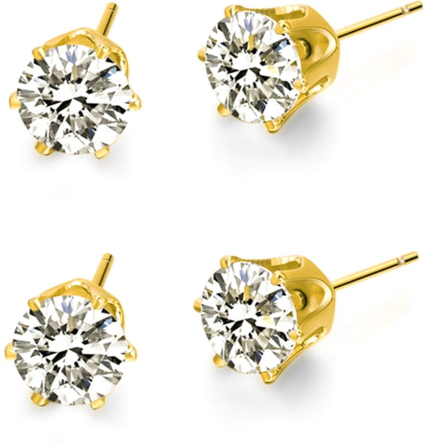 Buy quality Gold Fancy Casting Diamond Earring in Ahmedabad