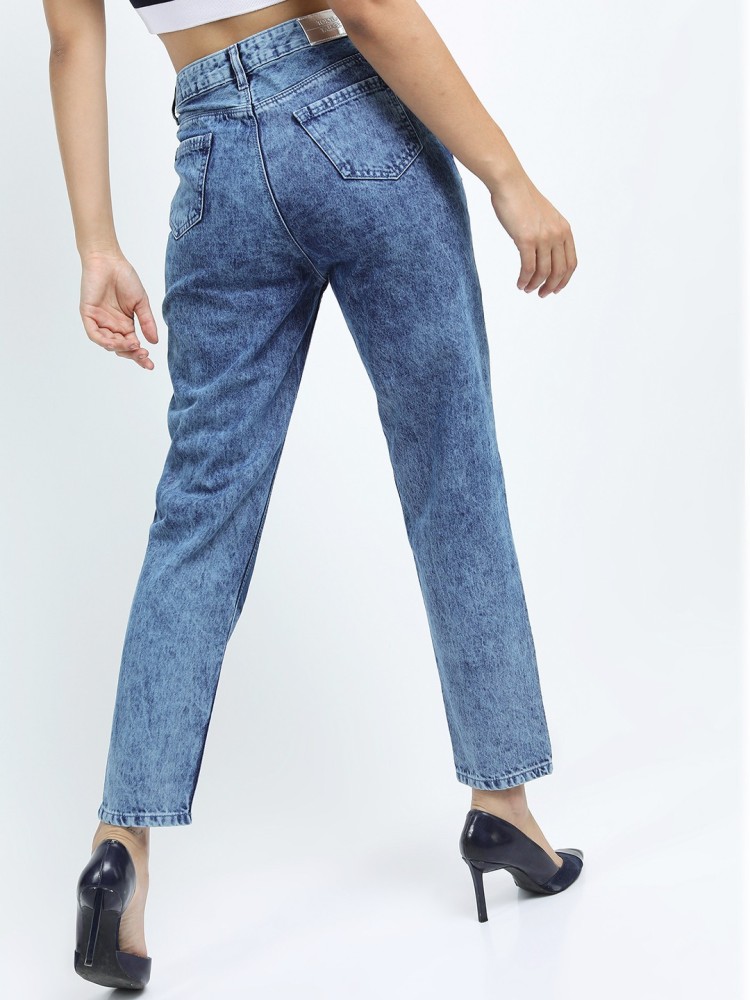 Tokyo Talkies Boyfriend Women Blue Jeans - Buy Tokyo Talkies