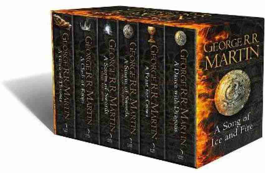 Game of Thrones set of first 4 books by George R.R Martin, Paperback |  Pangobooks