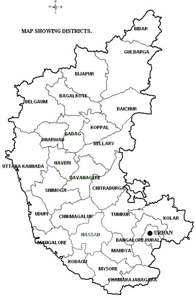 Karnataka Outline Map Set Graphic by davidzydd · Creative Fabrica-saigonsouth.com.vn