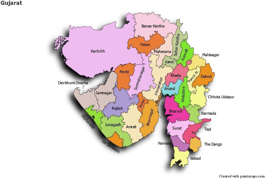 gujarati map