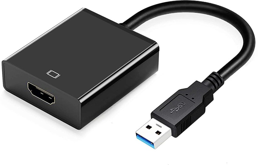 microware TV-out Cable USB 3.0 to HDMI Adapter, Multi Display for Laptop to Projector - : Flipkart.com