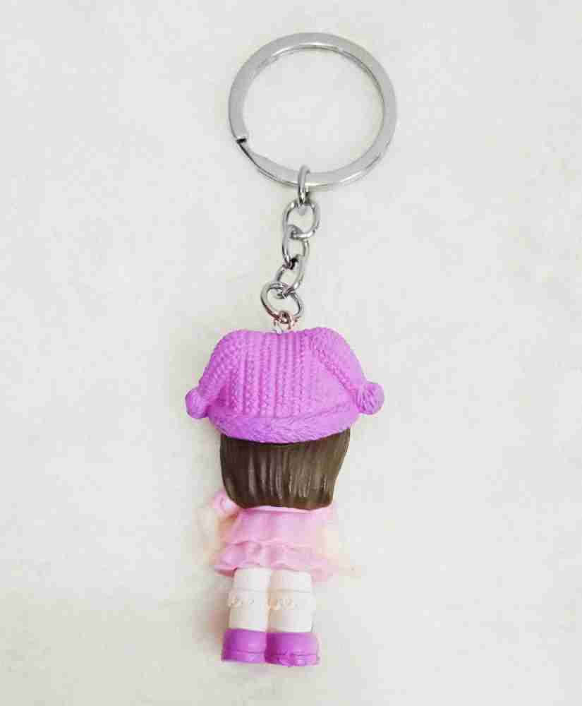 Priceless Deals Lovely Pink Girl Doll Keychain/ Keyring Girls/Kids Hanging Pendant Pencil Case, Backpack, Bicycle, Scooty, Car Kids/Girls/Women Key Ch