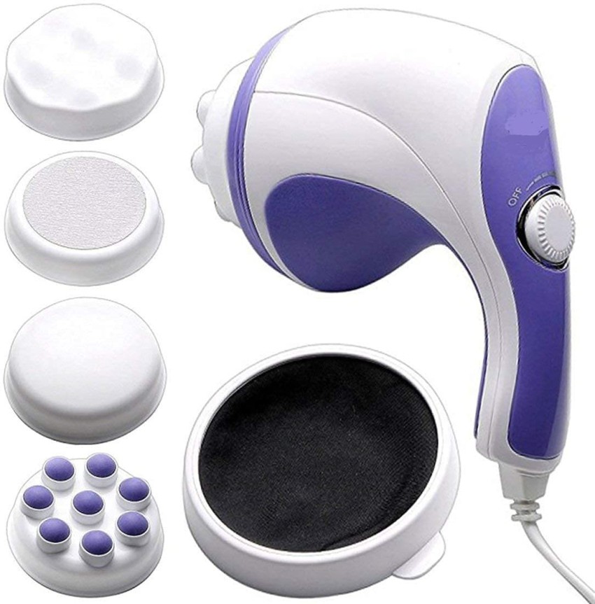 Body massager Weight Loss Fat Burning With 5 Headers Relax Spin Tone  Slimming Lose Weight Burn Fat Full Body Massage Device