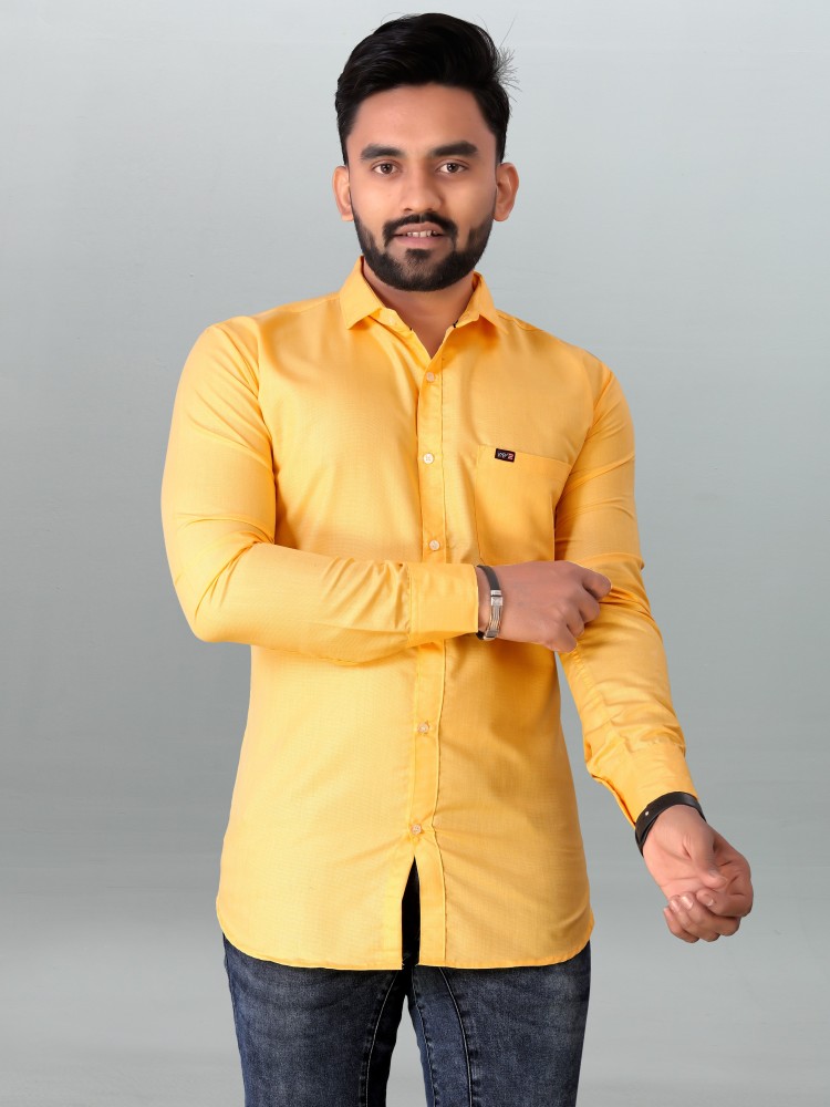 Mens Yellow Shirt