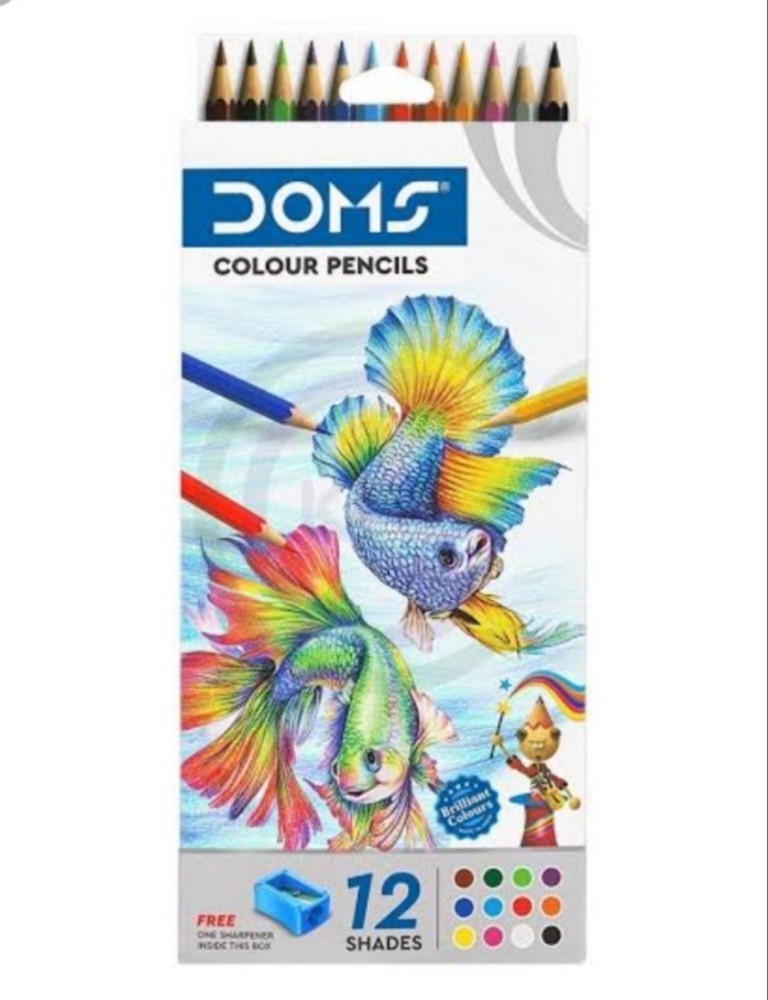 DOMS Aqua (12,24) Colour Sketch Pens – TheKalamStore