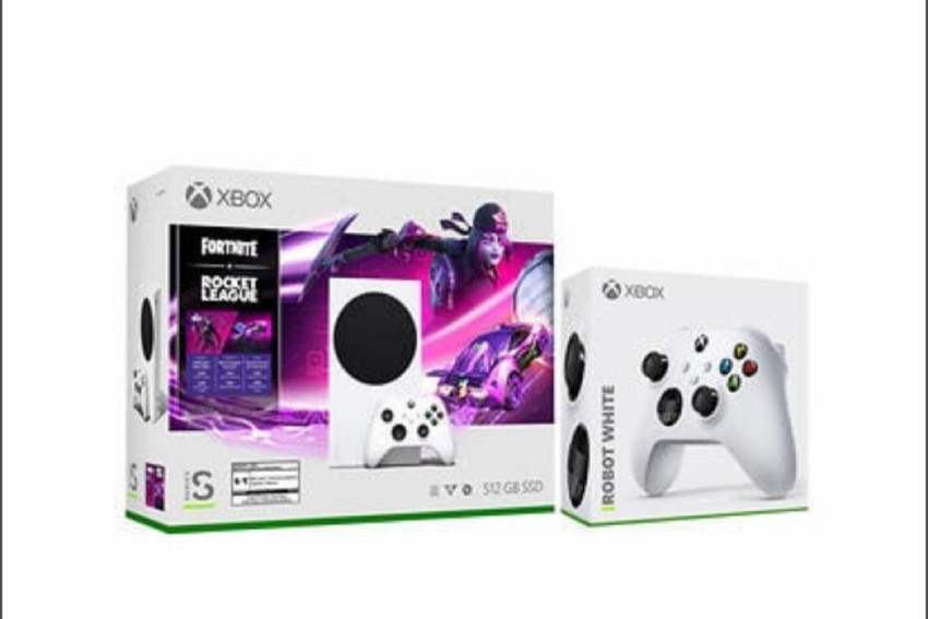 Xbox Series S Fortnite and Rocket League Bundle - Includes Xbox Wireless  Controller - Includes Fortnite & Rocket League Downloads - 10GB RAM 512GB  SSD