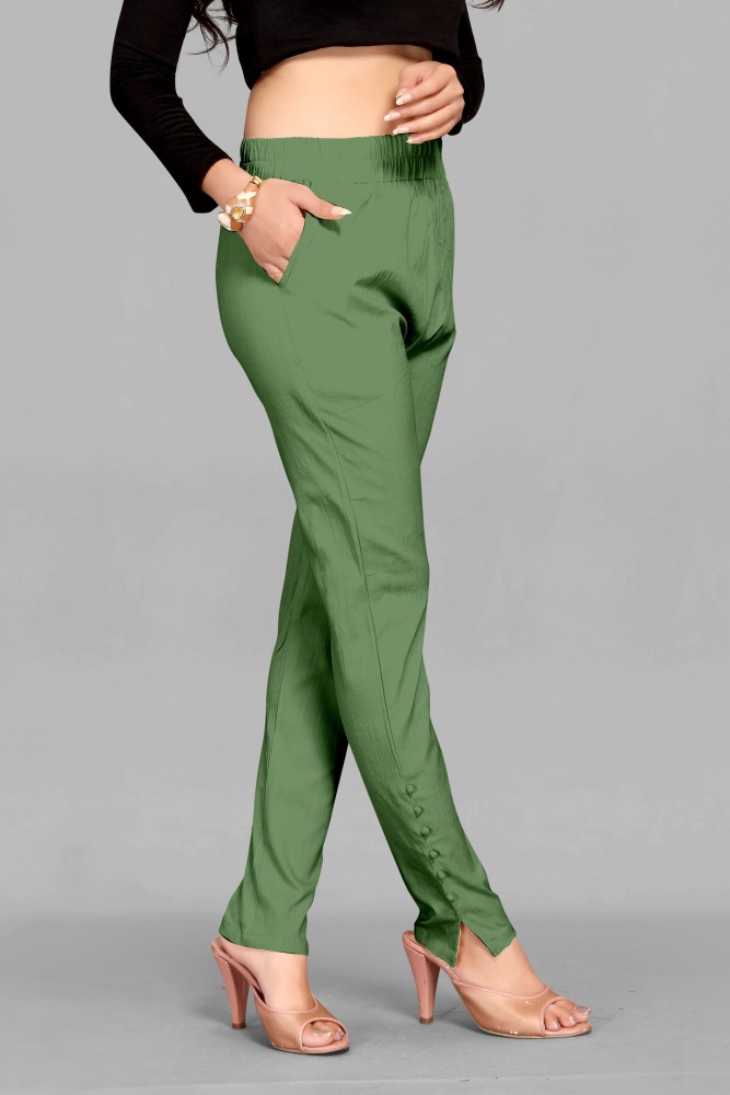 Aggregate 77+ dark green pants womens super hot - in.eteachers