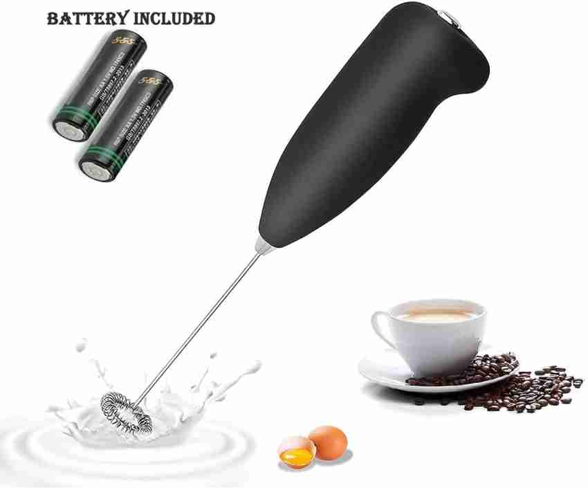 Hongxin Milk Frother Handheld Battery Operated Electric Foam Maker Hand  Blender for Coffee, Cappuccino, Latte,Hot Chocolate, Durable Drink Mixer  with Stainless …