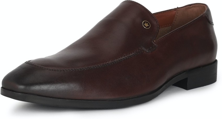 Buy online Louis Philippe Brown Leather Loafers from Casual Shoes for Men  by Louis Philippe for ₹3399 at 15% off