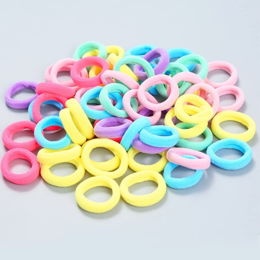 80 PCS Baby Hair Ties Girl Elastic Hair Bands Ties Small Size Rubber Band  Ponytail Holders 