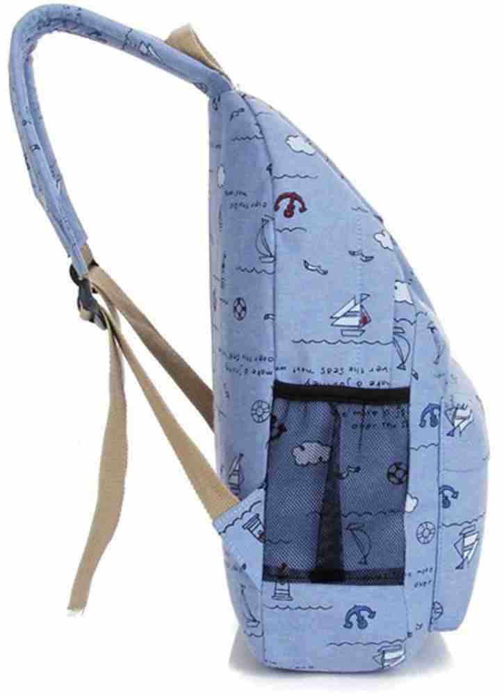 WANQLYN school bag collage girls custom print fashionabl travel ladies  backpack 1 L Backpack Blue - Price in India