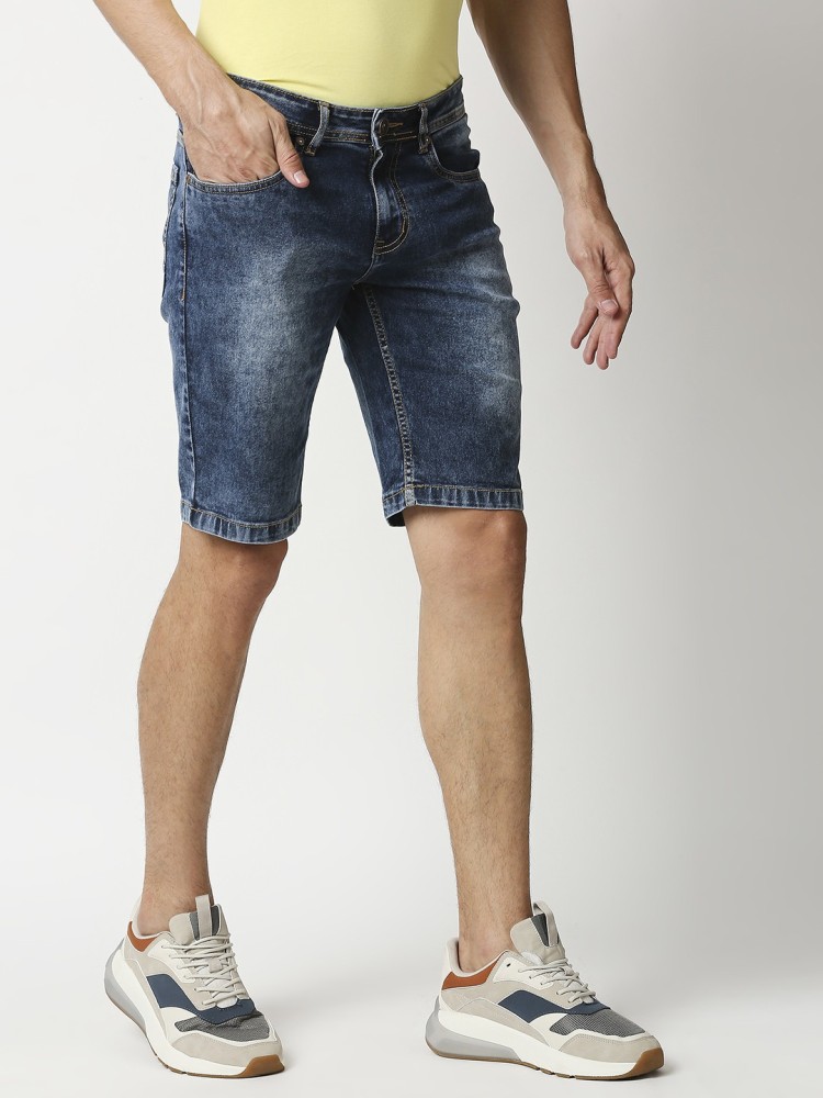 Rolled up clearance jean shorts mens