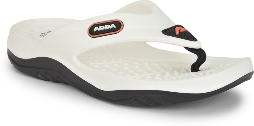 Adda slippers online white