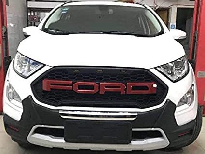  Parrilla Delantera dmax para Nuevo Ford Ecosports con Letras Red Alpha.  Precio de la cubierta de la parrilla del automóvil en India