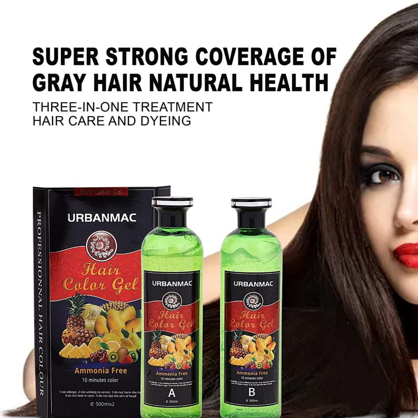 Buy Nyomi Fruit Extracts Semi Permanent Hair Dye 500ml Pack of 2   Natural Black Online at Low Prices in India  Amazonin