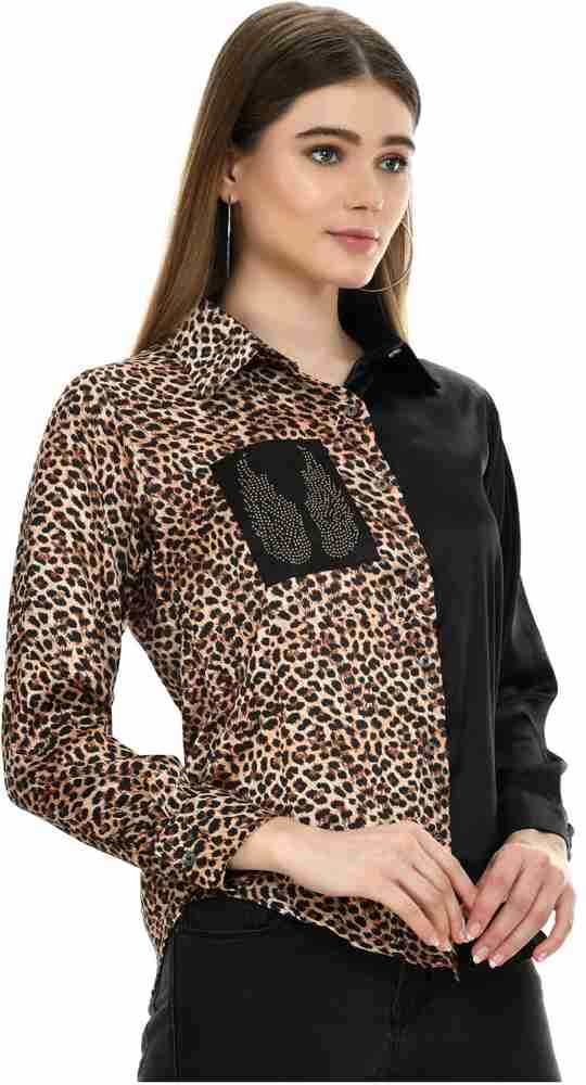 Trend By Shlokaa Casual Animal Print Women Brown, Black Top - Buy Trend By Shlokaa Casual Animal Print Women Brown, Black Top Online at Best Prices in India Trend By Shlokaa Casual Animal Print Women Brown, Black Top - Buy Trend By Shlokaa Casual Animal Print Women Brown, Black Top Online at Best Prices in India