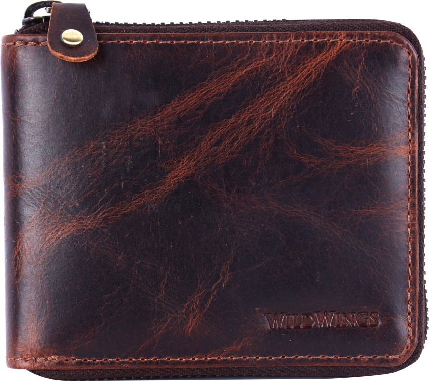 Wildwings Men Trendy, Casual Blue Genuine Leather Wallet