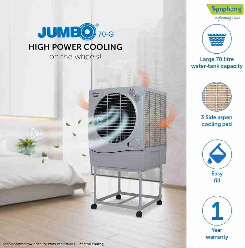 Symphony Jumbo 70 Desert Air Cooler 70 Litres With 54 Off