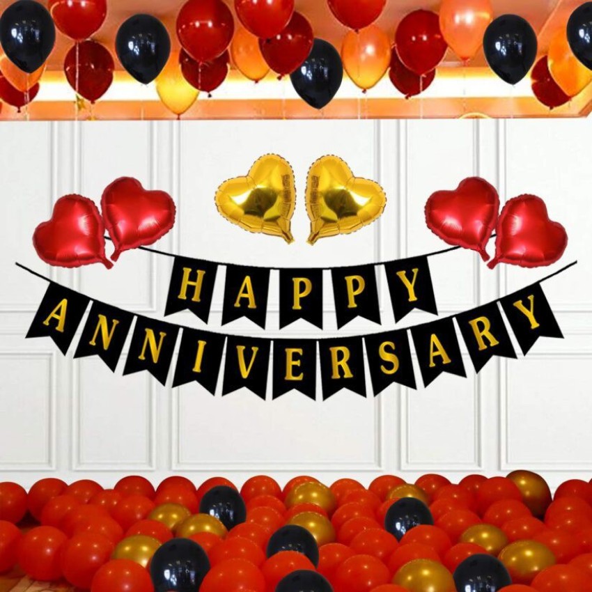 Lettering Happy Anniversary With Balloon Decoration Vector, Happy  Anniversary, Balloon Decoration, Romantic 3d PNG and Vector with  Transparent Background for Free Download