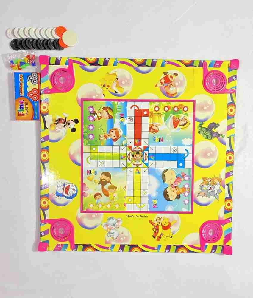 Carrom Board with Cartoon Character Design with Ludo 2 in 1 Game (39x39x3 cm) . Buy Carrom Board toys in India. shop for products in India. | Carrom Board with Cartoon Character Design with Ludo 2 in 1 Game (39x39x3 cm) . Buy Carrom Board toys in India. shop for products in India. |