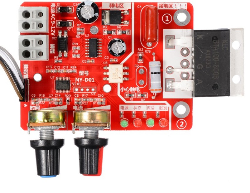 Spot Welder Machine Time Control Board Current Digital Display Controller  40A