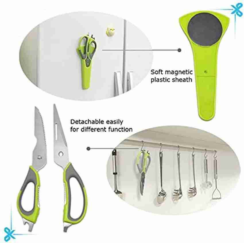 Premium Multi-purpose Kitchen Scissors With Magnetic Sheath