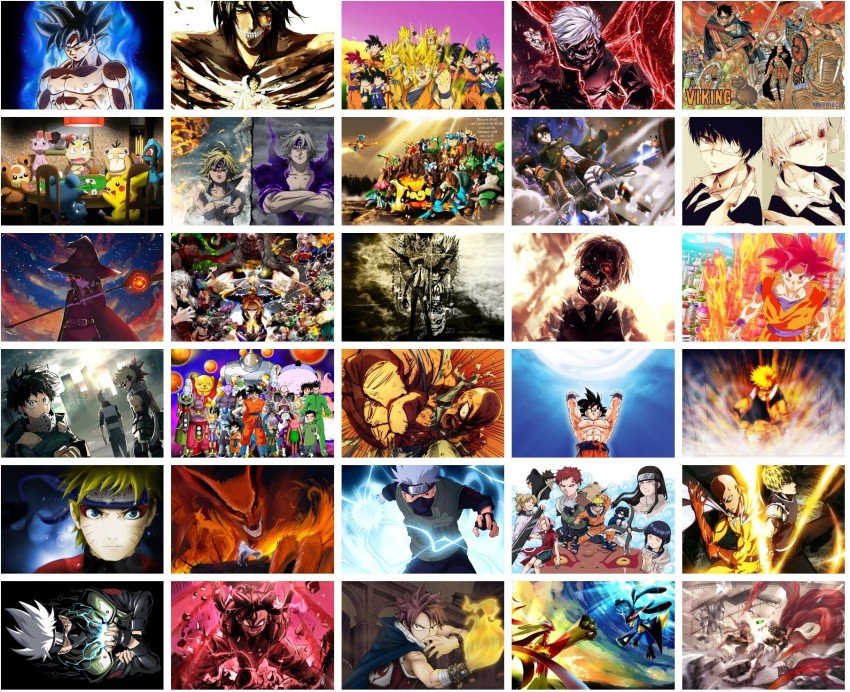 Anime Mix Wallpapers  Top Free Anime Mix Backgrounds  WallpaperAccess