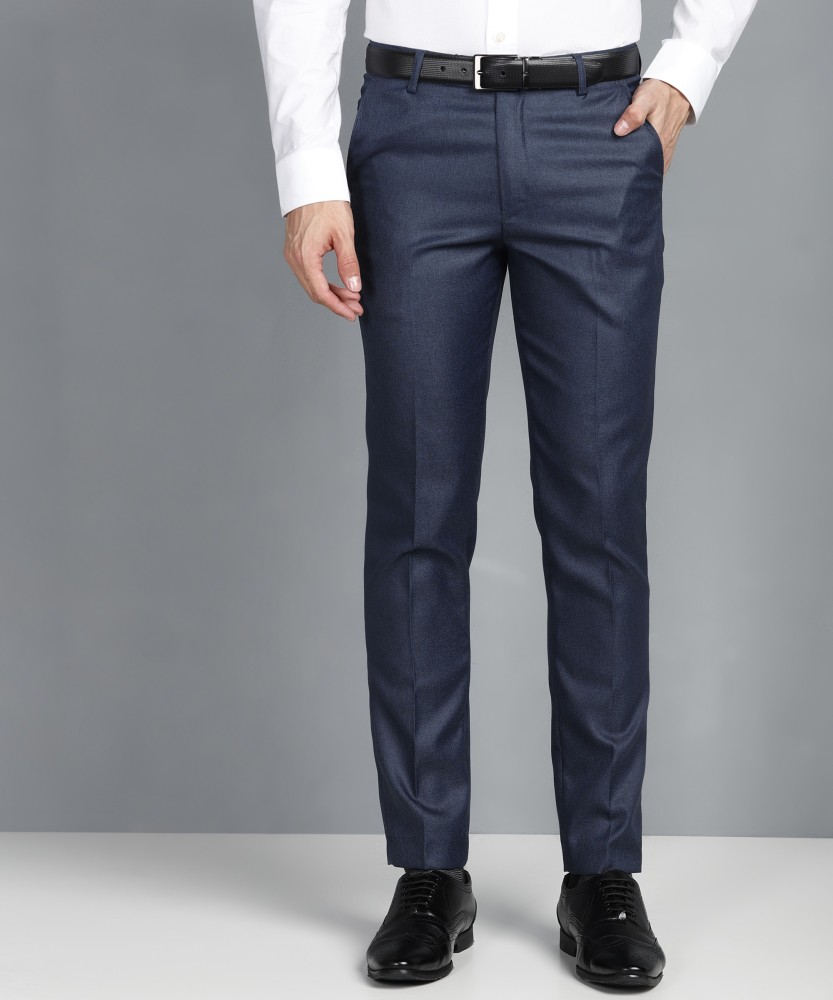 Buy CYPHUS Regular Fit Men Blue Trousers Online at Best Prices