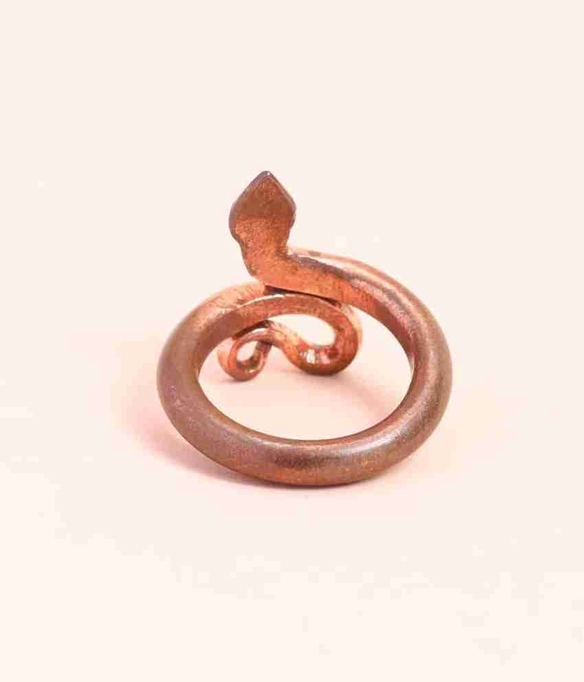Isha Copper Snake Ring (Consecrated), 47% OFF