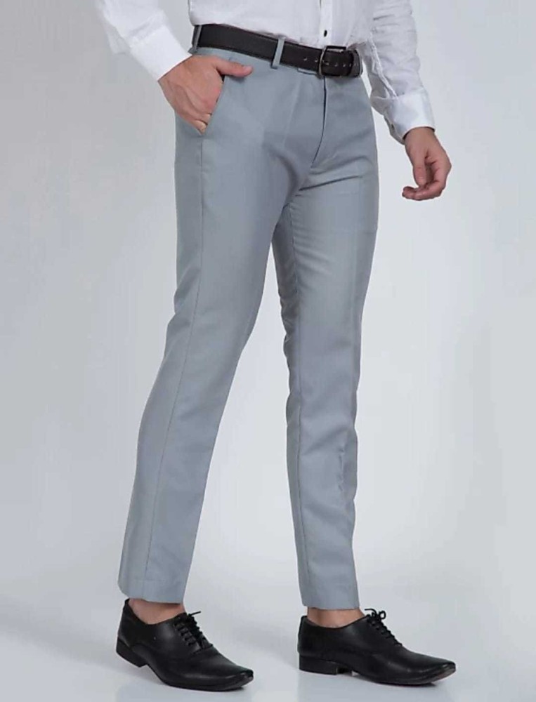 Korean Mens Formal Striped Cropped Pants Slim Fit Dress Business Pencil  Trousers  eBay  Grey dress pants outfit Cropped pants men Cool outfits  for men