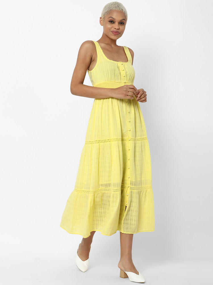 American eagle yellow sales dress