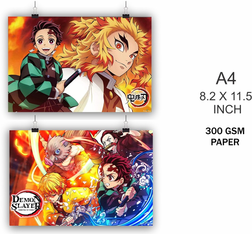 Kimetsu no Yaiba - Demon Slayer - Print A4