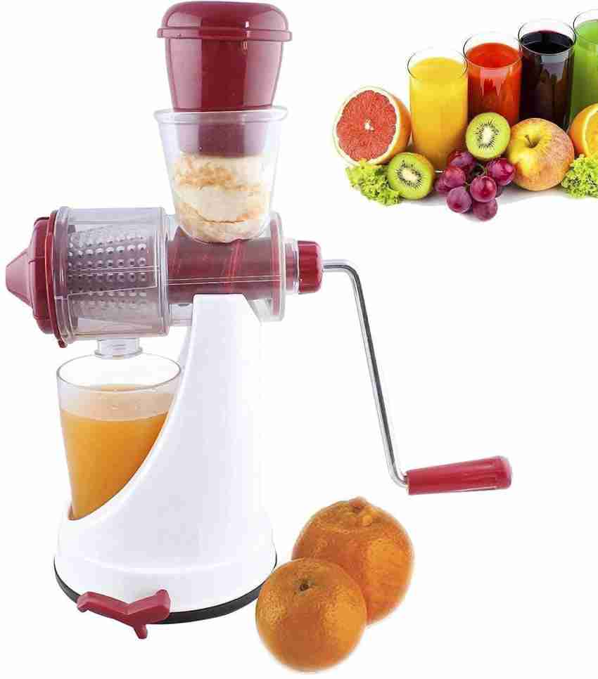 Buy Heavy Duty Hand Juicer For Carrot ,Fruits And Vegtables With Steel  Handle,Vacuum Locking System,Shake,Smoothies,travel Juicer, Orange juicer,  Manual Juicer For Fruits, Juice Machine Online at Best Prices in India -  JioMart.