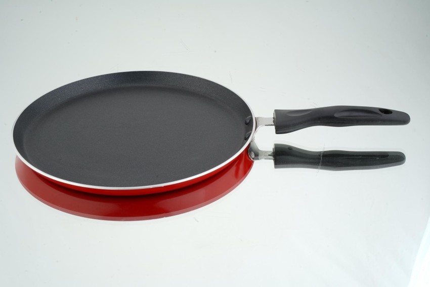 Master Non Stick Aluminum Dosa Tawa 28 cm with Wooden Spatula, Gas