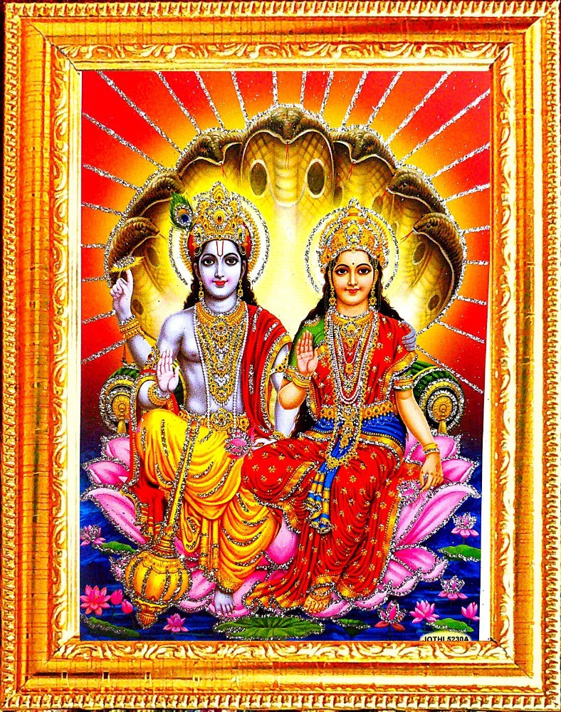 SUNINOW Vishnu laxmi photo frame Religious Frame Price in India ...