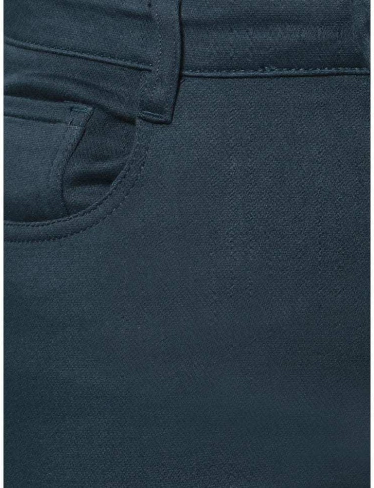 Urbano Fashion Chinos  Buy Urbano Fashion Men Steel Blue Cotton Slim Fit  Casual Chinos Trousers Stretch Online  Nykaa Fashion