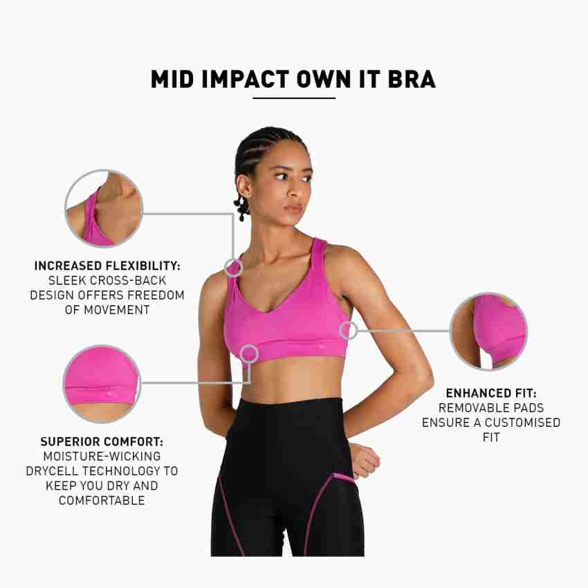 Puma Mid Impact Own It Bra 