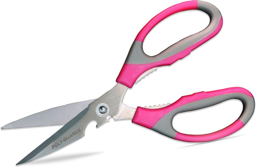 Kitchen Scissor Heavy Duty Meat Multipurpose Stainless Steel Food Shears Pink