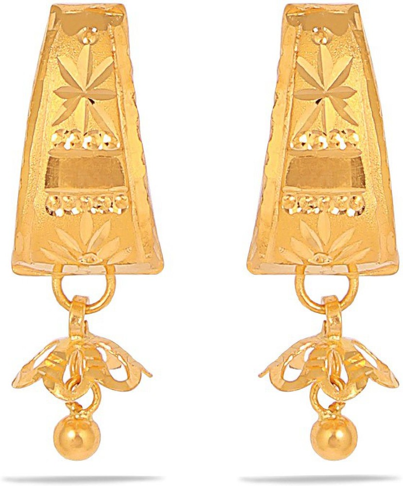 Candere by Kalyan Jewellers Earrings  Buy Candere by Kalyan Jewellers 22K  916 Yellow Gold Earrings for Women Online  Nykaa Fashion
